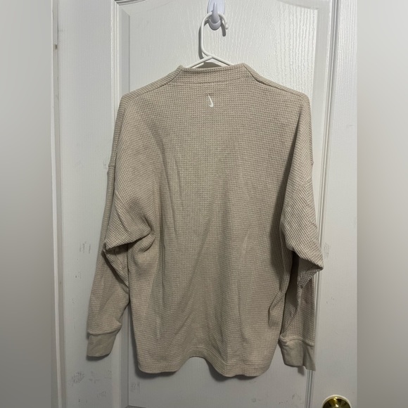 Buttoned Waffle Long Sleeve - Picture 2 of 8